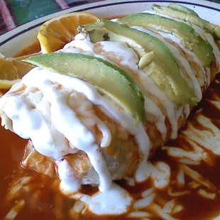 Burrito Mojado al Carne Asada