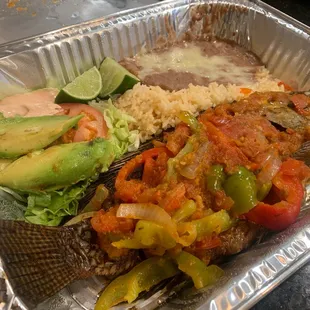 Whole fish Veracruz