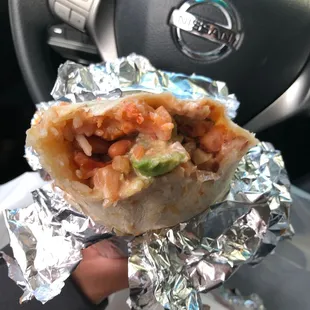 Shrimp Burrito Super Burrito