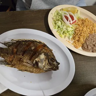 food, grilled fish