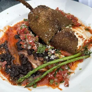 Crab and Shrimp Rellenos