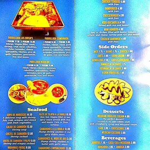 Las Brisas menu