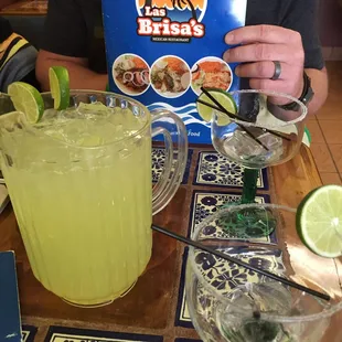 Every meal is amazing when you have it with a pitcher of margaritas!