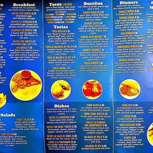 Las Brisas menu