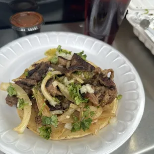 Steak taco