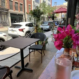 outside, crepes