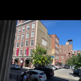 outside