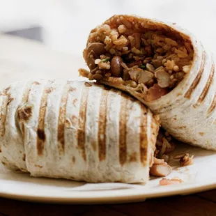 One can never go wrong with a chicken burrito!