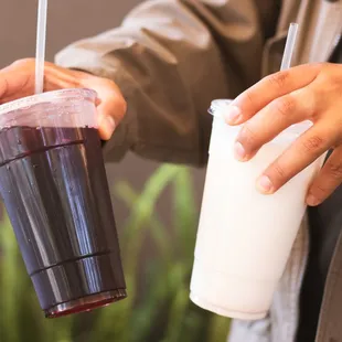 Our aguas frescas are made fresh daily by our amazing staff! Jamaica, horchata, and pineapple are our usual flavors available.