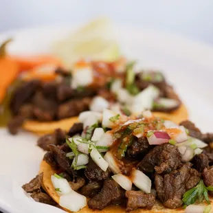 One can never go wrong with asada tacos.