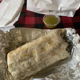 Asada burrito