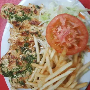 Pollo a la plancha