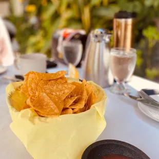 Fresh Tortilla and salsas