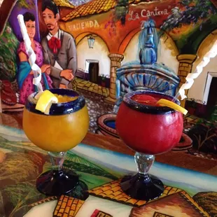 All can Margaritas and different flavor full bar