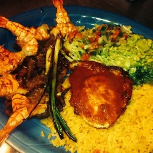 New platter Pala special is really good and good steak