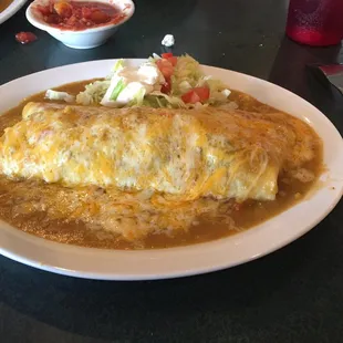 Grilled steak burrito