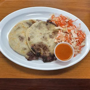 Bean and cheese pupusas