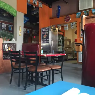 Open interior high ceilings.