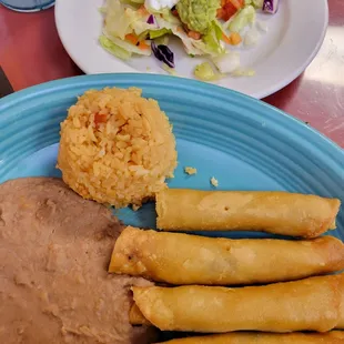 Flautas plate