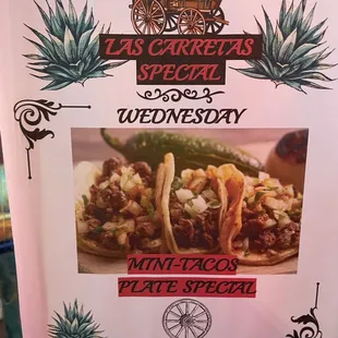 New Wednesday special