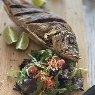 A delicious big snapper.