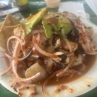 Tostada Especial BOMB with everything