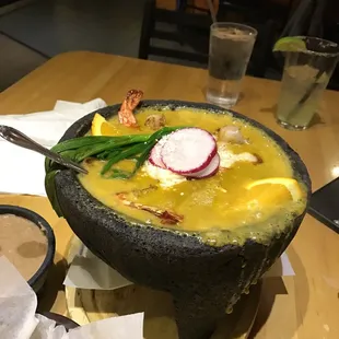 The molcajete is amazing!