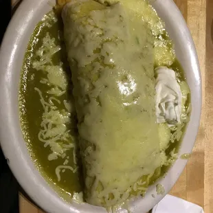 The burrito is totally awesome.