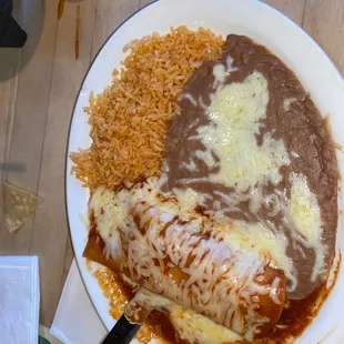 Chile Verde Enchilada