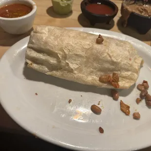 Now that's a burrito!  taco truck burrito