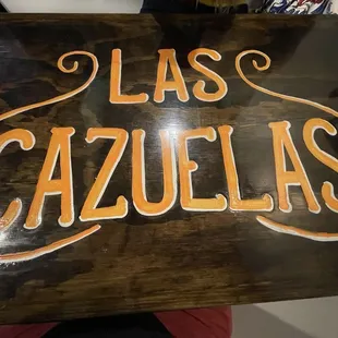 Table top before the food arrives