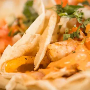 a closeup of a plate of food