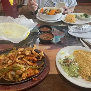 F3. Pollo Diabla Fajitas Beef Soup