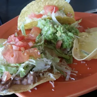 Taco was almost empty and cheddar cheese is no longer a topping.