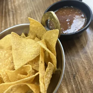 Complimentary Chips and Salsa