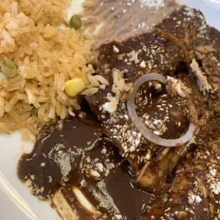 Mole Enchiladas