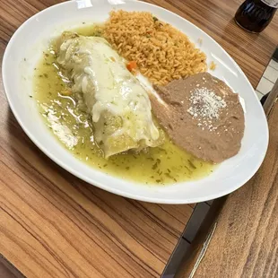 Chile Verde Enchiladas