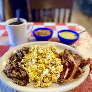 Steak, eggs &amp; bacon (à la carte)