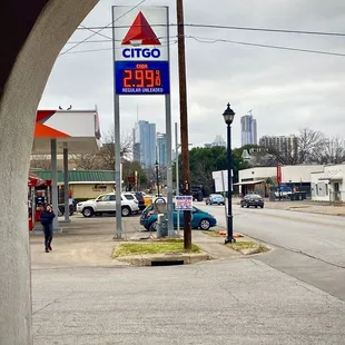 View of DT from patio