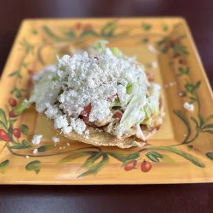 Chicken Tostada | Tostada de Pollo