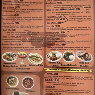 Menu Page 3
