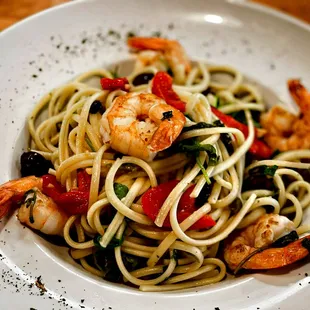 Seafood Pasta at Las Cazuelas Mexican Restaurant in Kendall. Check out our Menu online