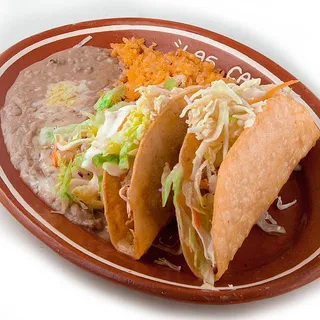 2. Two Crispy Tacos Platter