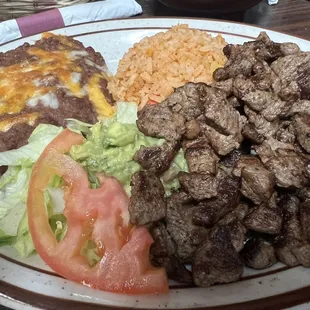 Carne asada plate