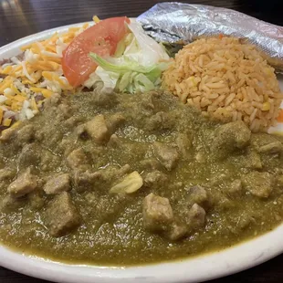 11. Chile Verde Plate