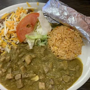 11. Chile Verde Plate