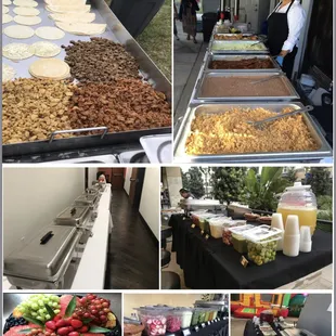We served any event. We are available any day of the week call us for more information....