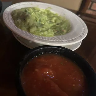 Guacamole wasn't very good and watery