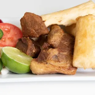 a plate of food