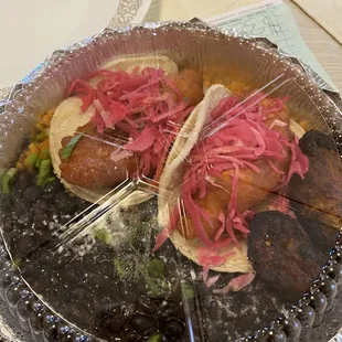 Fish Taco Lunch Special.  Perfection.